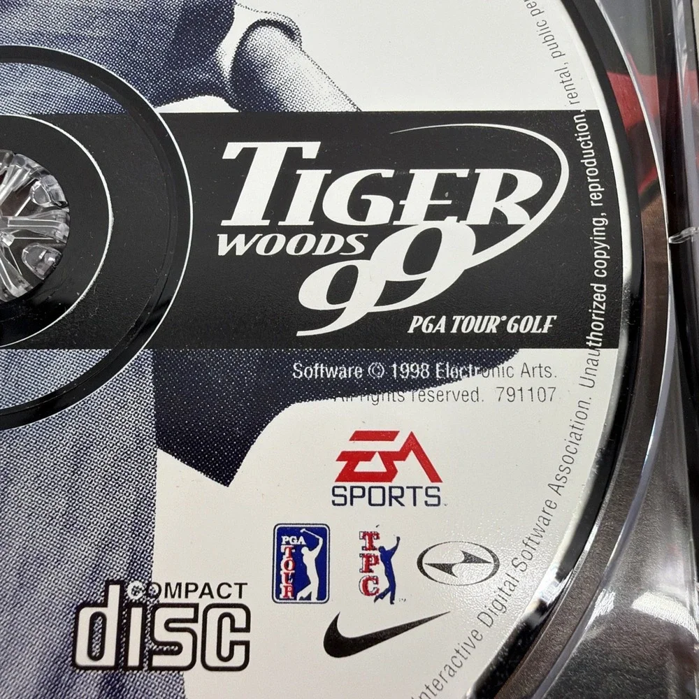 Tiger Woods '99 South Park Recalled Version PlayStation 1 PS1 Complete CIB